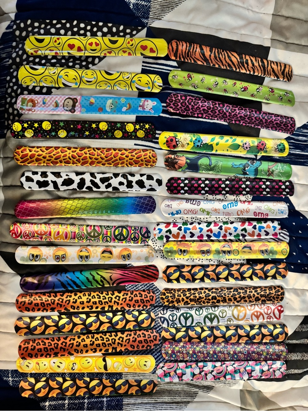 Assorted Slap Bracelets